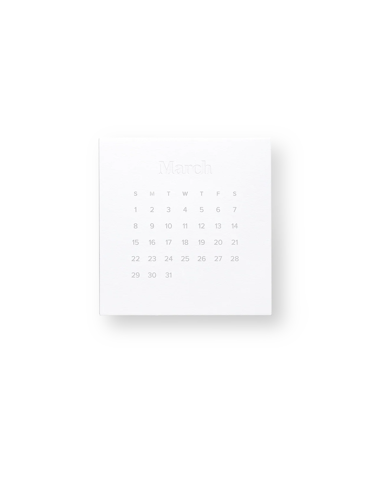2026 Desk Calendar Cards